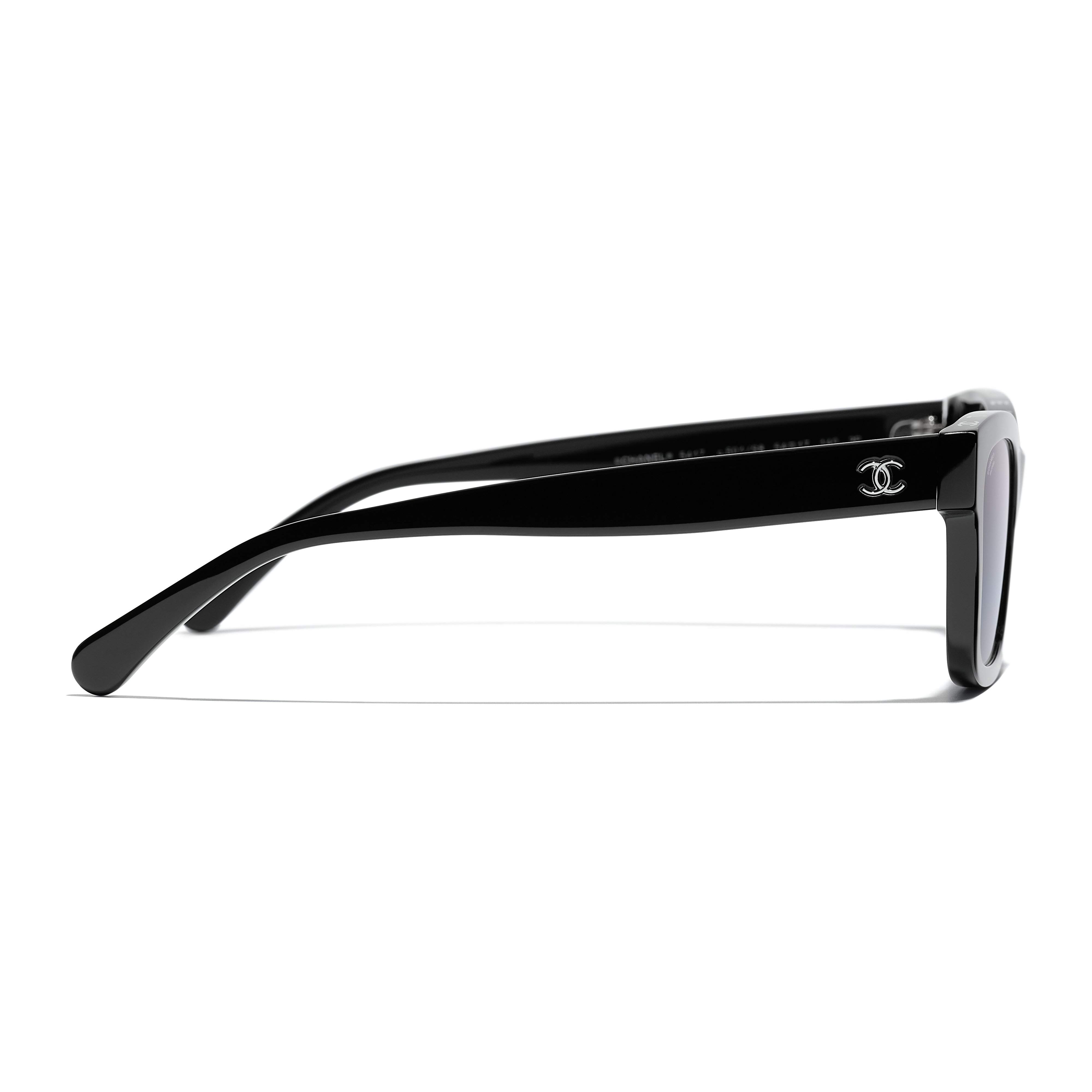 Sunglasses Chanel CH5417 C501/S8 54-17 Black Polarized Gradient in ...