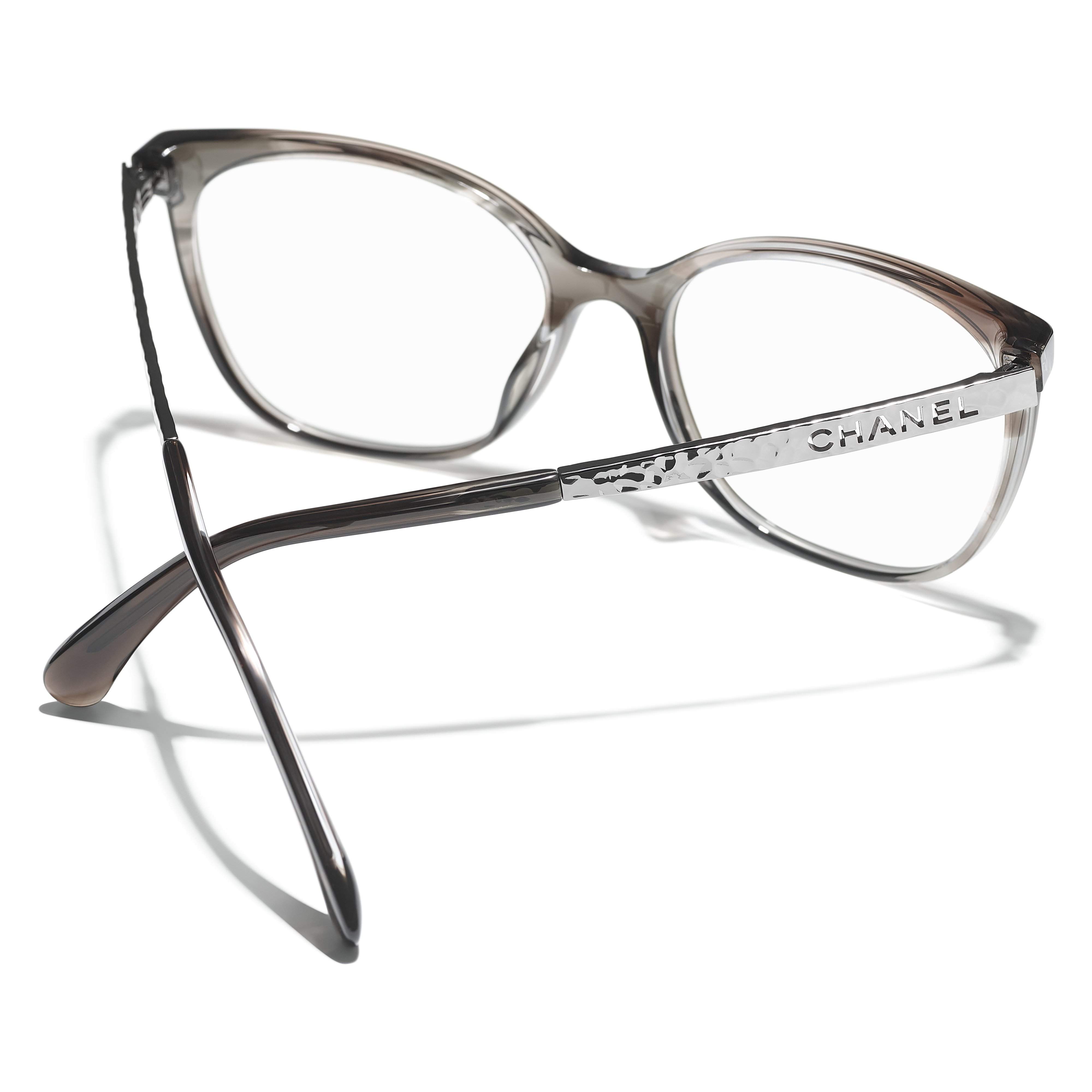 Eyeglasses Chanel Signature Transparent Grey CH3410 1678 54-17 in stock, Price 200,00 €
