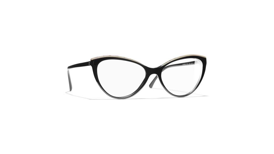 Eyeglasses Chanel CH3393 C534 54-16 Black Large in stock