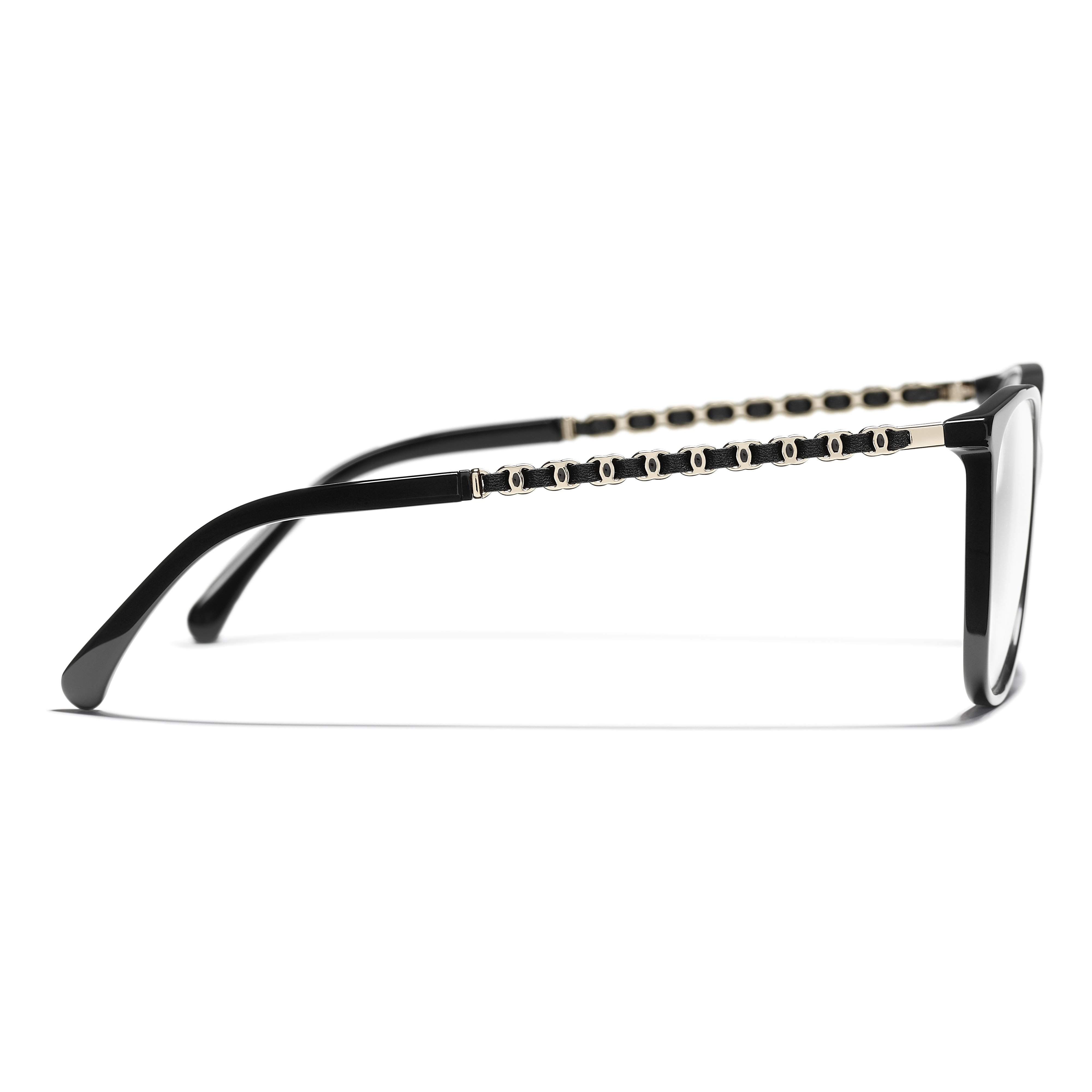 Eyeglasses Chanel Chaîne CC Black CH3408Q C622/SB 52-16 in stock