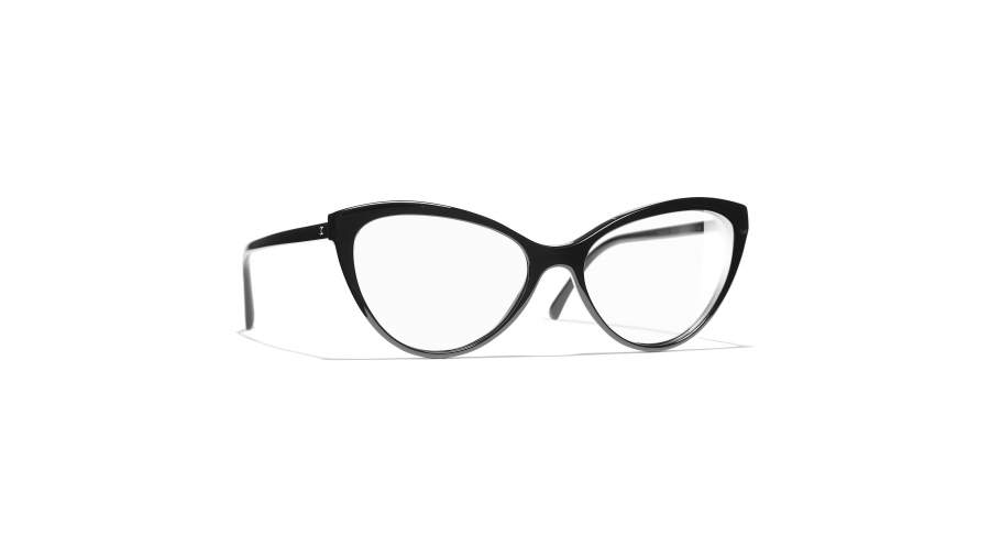 Eyeglasses Chanel CH3393 C622 52-16 Black Medium in stock