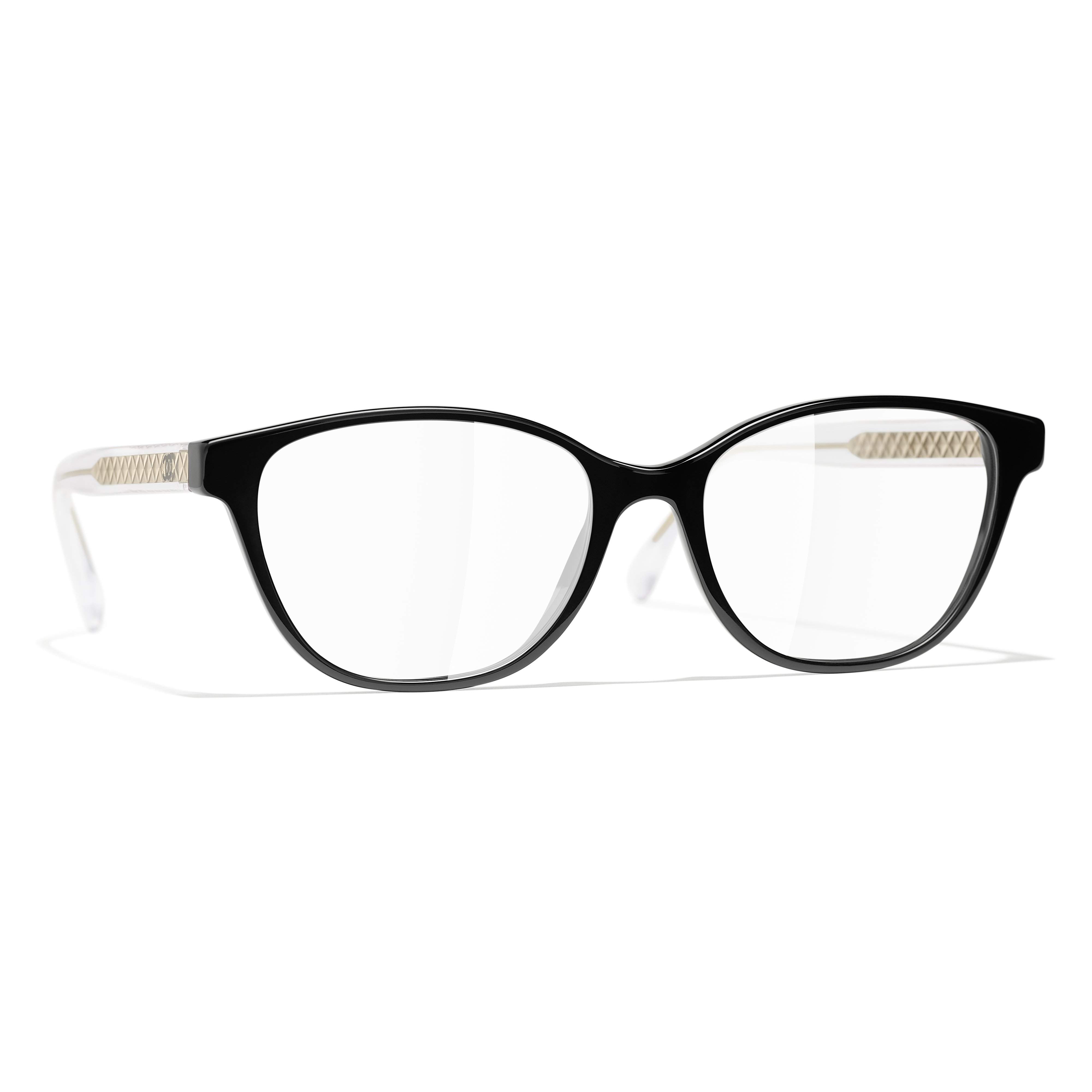 Eyeglasses Chanel Matelassé Black CH3402 C501 52-17 in stock, Price 183,33  €