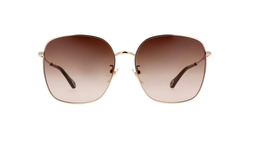 Sunglasses Chloé CH0076SK 001 58-16 Gold Large Gradient in stock