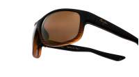 Maui Jim Kaiwi Channel Brown Matte Super thin glass H840-25C 62-16 Large Polarized Mirror in stock