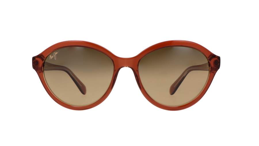 Sunglasses Maui Jim Mariana Brown Super thin glass HS828-25E 55-18 Medium Polarized Gradient Mirror in stock