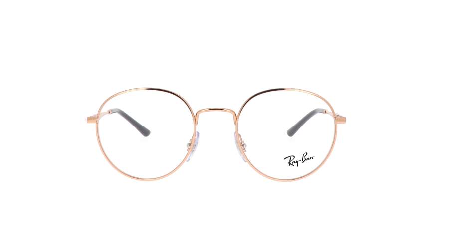 Lunettes de vue Ray-Ban RX3681 RB3681V 3094 48-20 Rose Gold Or Small en stock