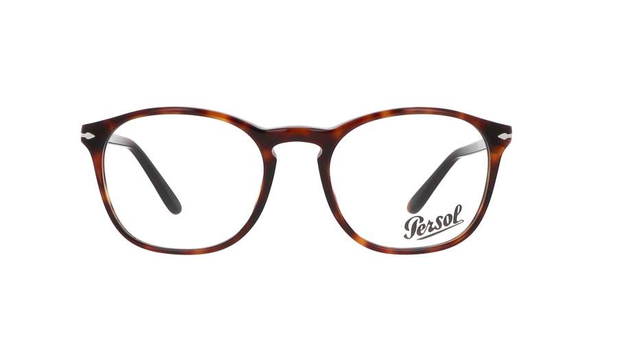 Eyeglasses Persol Havane Tortoise PO3007V 24 52-19 Large in stock