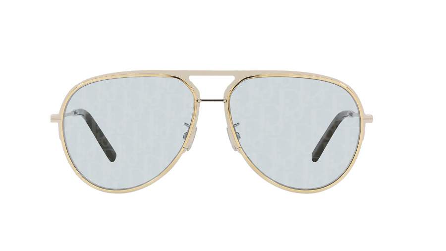 Sonnenbrille Dior Essential A2U F0I8 60-14 Silber Breit Selbsttönende Gläser auf Lager