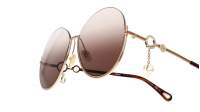 Sunglasses Chloé CH0067S 003 61-16 Gold Gradient in stock | Price 