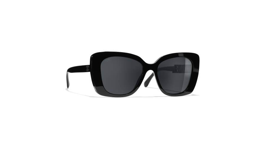 Sunglasses Chanel CH5422B C501/T8 Black 53-17 Medium Polarized in stock
