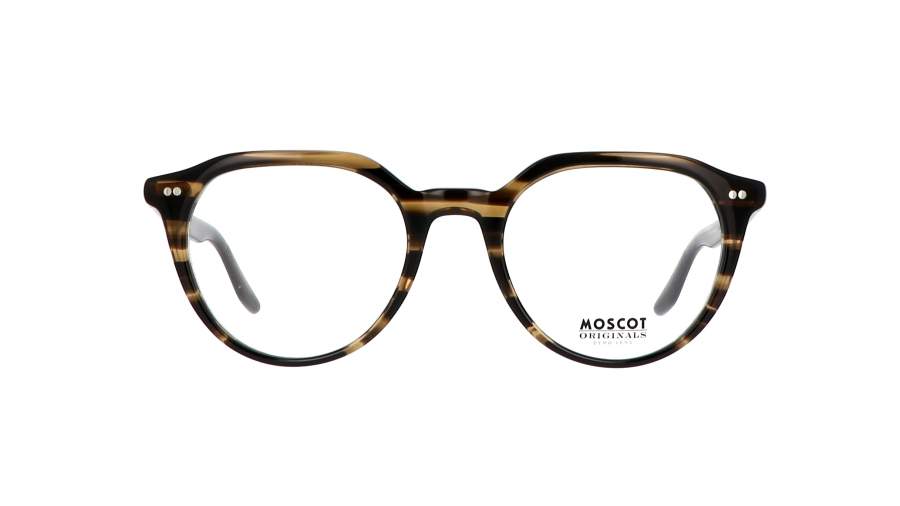 Eyeglasses Moscot Kitzel Brown Bamboo Tortoise KITZEL 50 Brown Bamboo Demo Large in stock