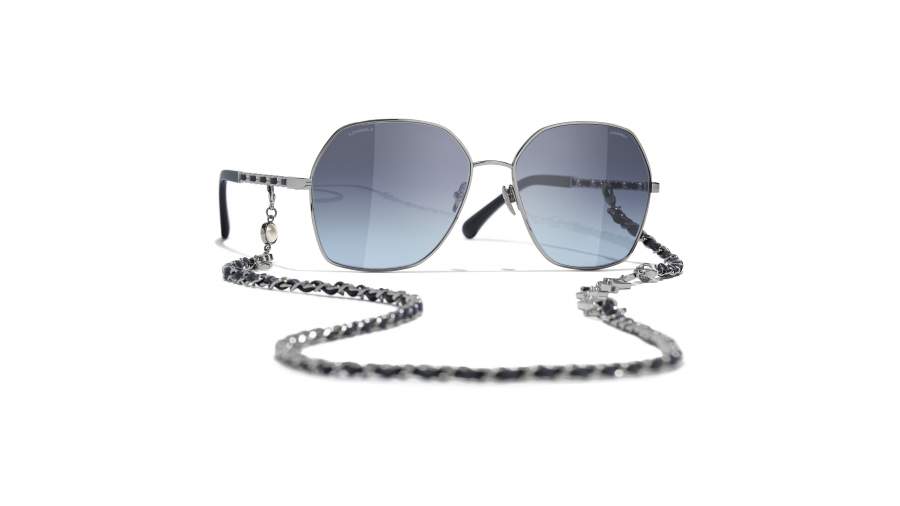 Sunglasses CHANEL CH4275Q C108S2 59-16 Gunmetal Silver Medium in stock