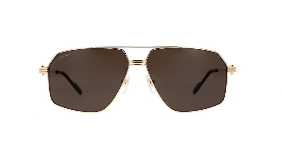 Sunglasses Cartier CT0270S 001 61-12 Gold Large in stock