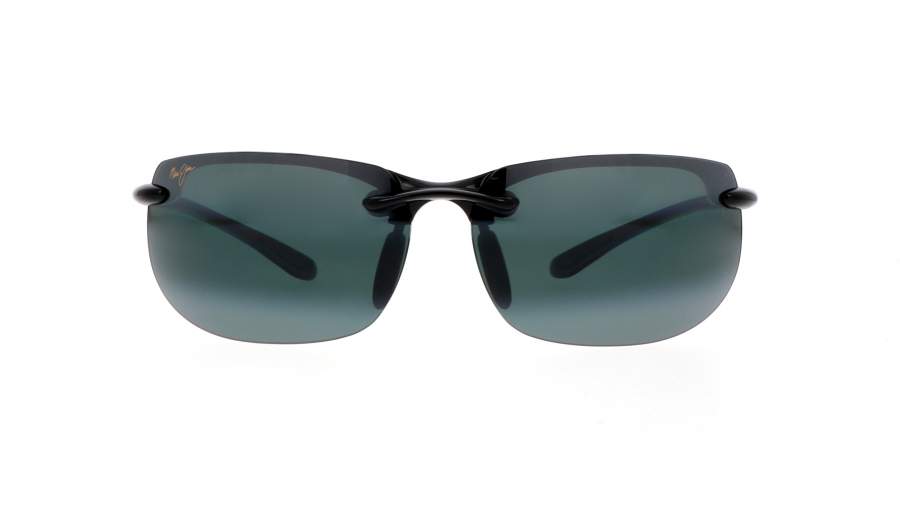 Sunglasses Maui Jim Banyans 412-02 70-17 Black Large Polarized in stock