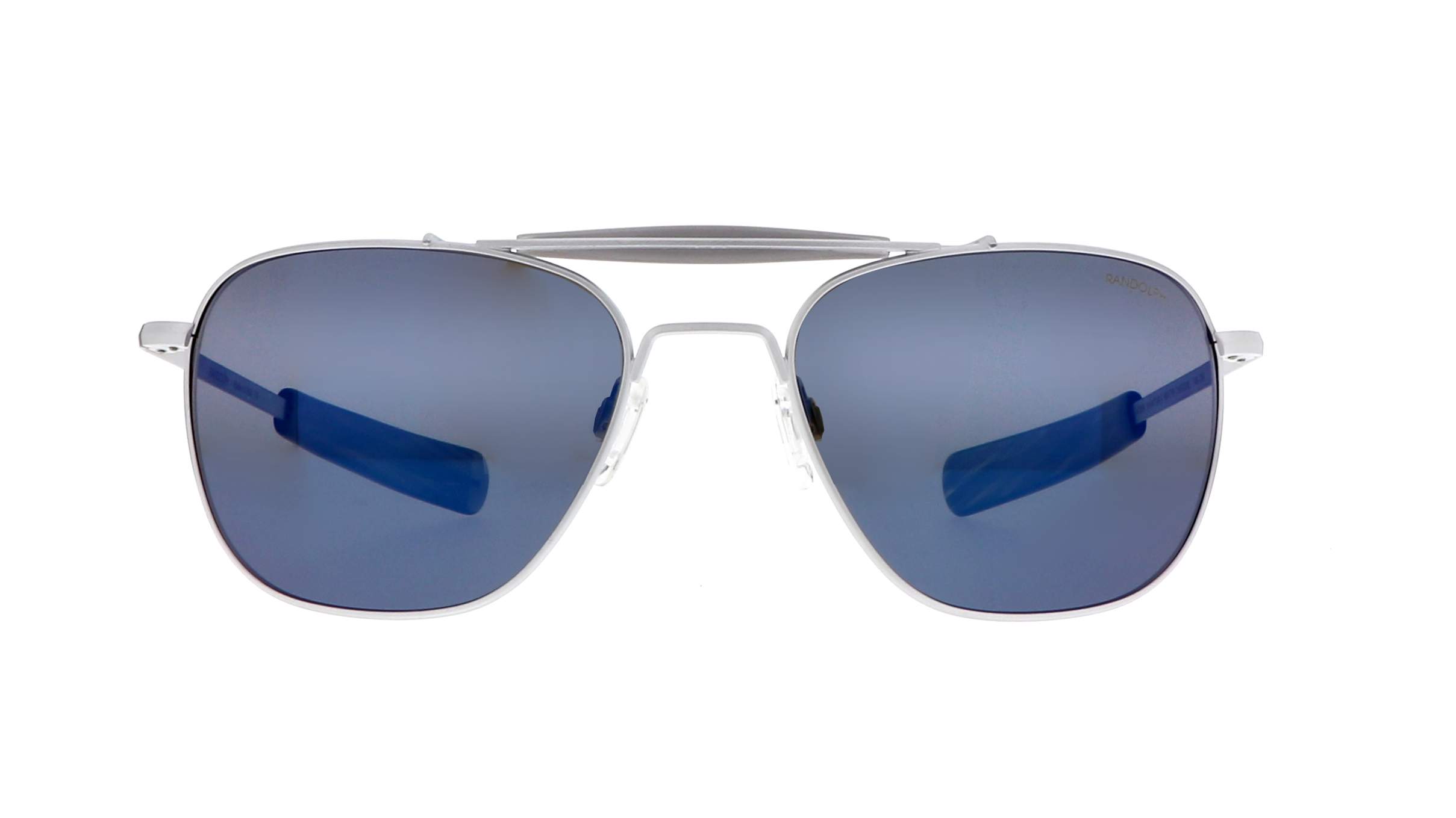 Lunettes De Soleil Randolph Aviator Ii Matte Chrome Argent At009 Miroirs En Stock Prix 22490 