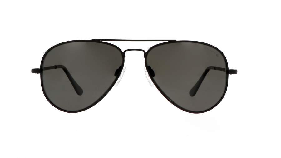 Sunglasses Randolph Concorde Black Matte CR063 57-15 Medium Polarized in stock