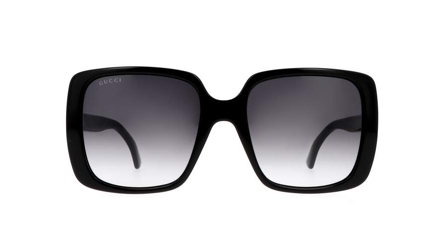 Sonnenbrille Gucci GG0632S 001 56-20 Schwarz Breit Gradient Gläser auf Lager