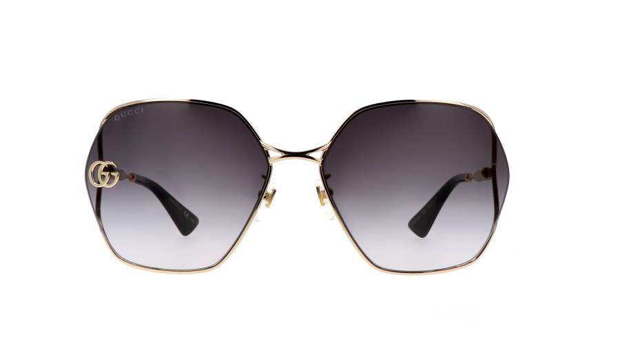 Sunglasses Gucci GG0818SA 005 63-17 Gold Large Gradient in stock