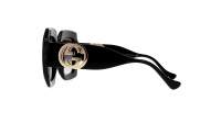 Gucci GG1022S 006 54-23 Schwarz Breit Gradient Gläser