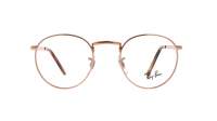 Ray-ban New round  RX3637V 3094 47-21 Rose gold en stock