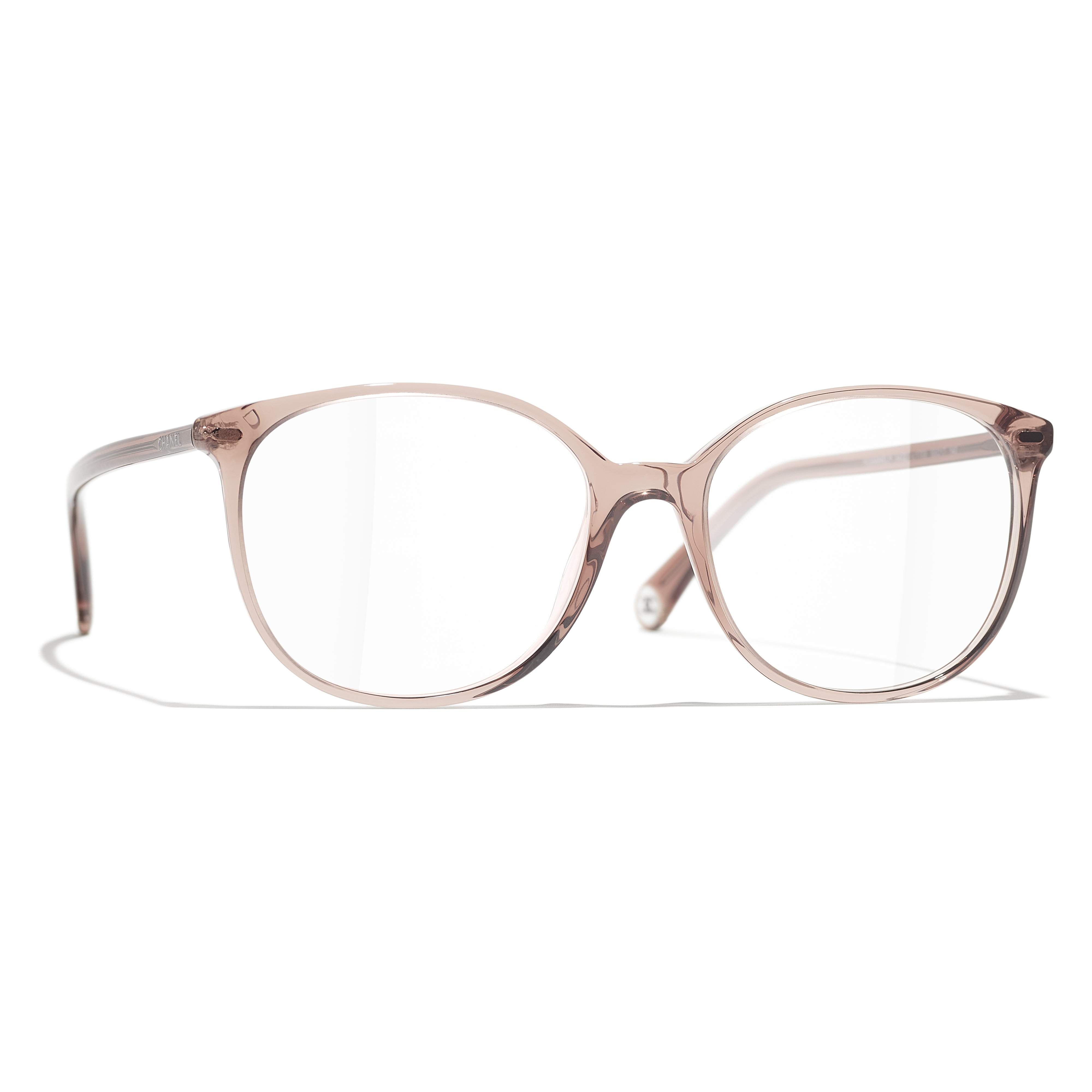 Eyeglasses CHANEL CH3446 1723 50-16 Taupe Transparent in stock