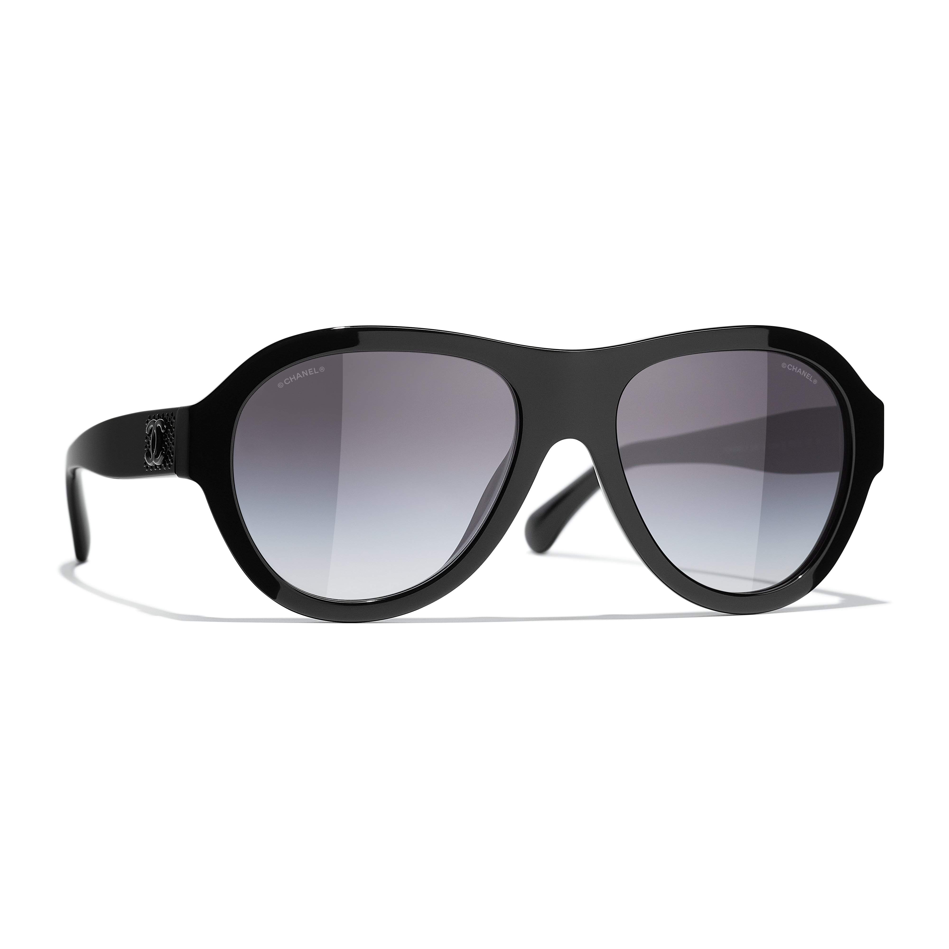 Sunglasses CHANEL CH5493 C888T8 55-18 Black in stock, Price 266,67 €