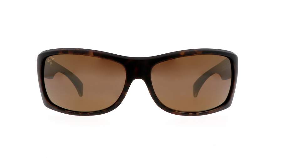 Sunglasses Maui Jim Equator Tortoise Matte Super thin glass H848-10 64-17 Large Polarized Mirror in stock