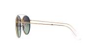Ray-ban Round Double bridge RB3647N 9235/BH 51-22 Legend gold in stock