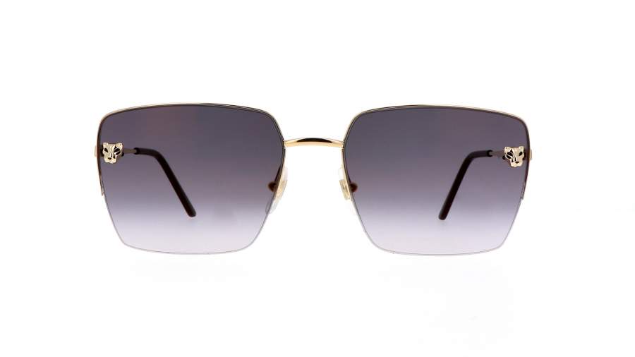 Sonnenbrille Cartier CT0333S 001 59-18 Gold Mittel Gradient Gläser auf Lager