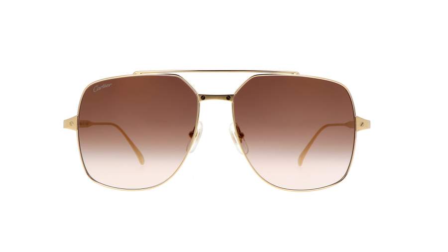 Sunglasses Cartier CT0329S 002 58-15 Gold Large Gradient in stock