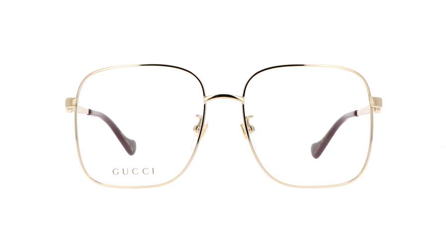 Lunettes de vue Gucci GG1092OA 002 56-16 Or Medium en stock