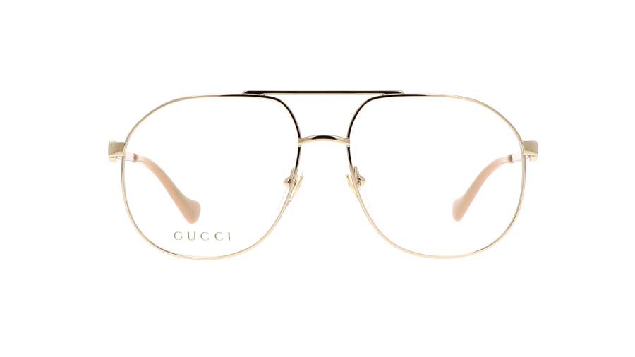 Eyeglasses Gucci GG1091O 002 56-15 Gold Medium in stock