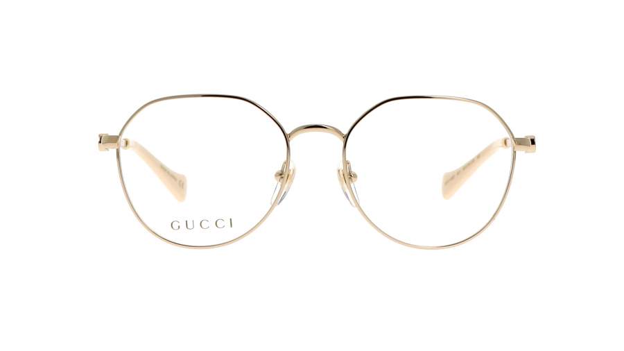 Lunettes de vue Gucci GG1145O 001 50-16 Or Small en stock