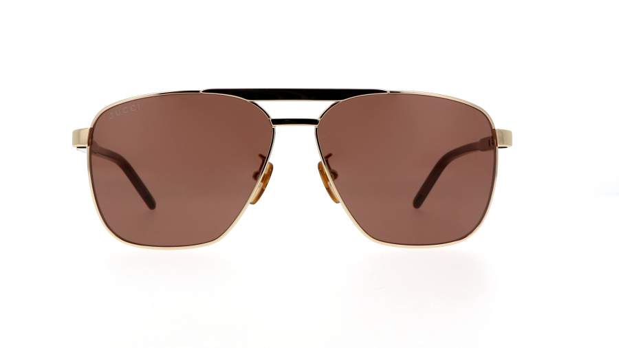 Sunglasses Gucci GG1164S 002 58-13 Gold Medium in stock