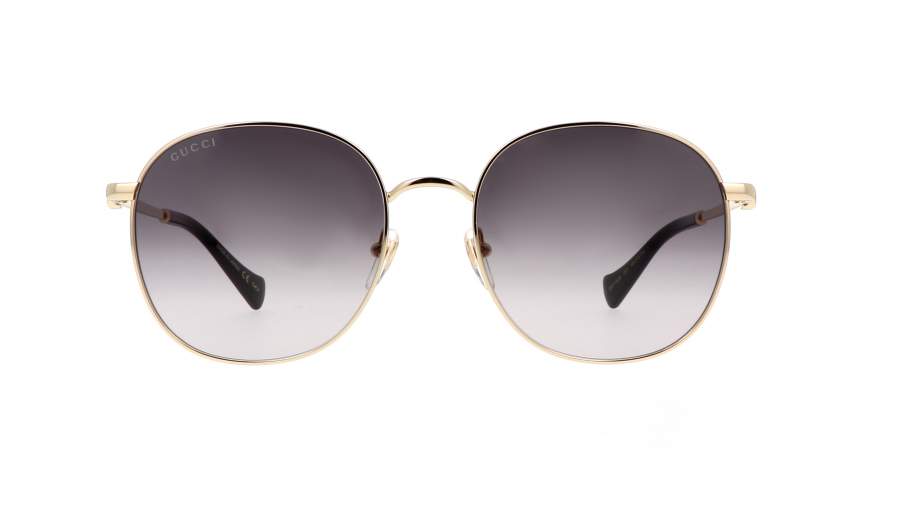 Sunglasses Gucci GG1142S 001 56-19 Gold Large Gradient in stock