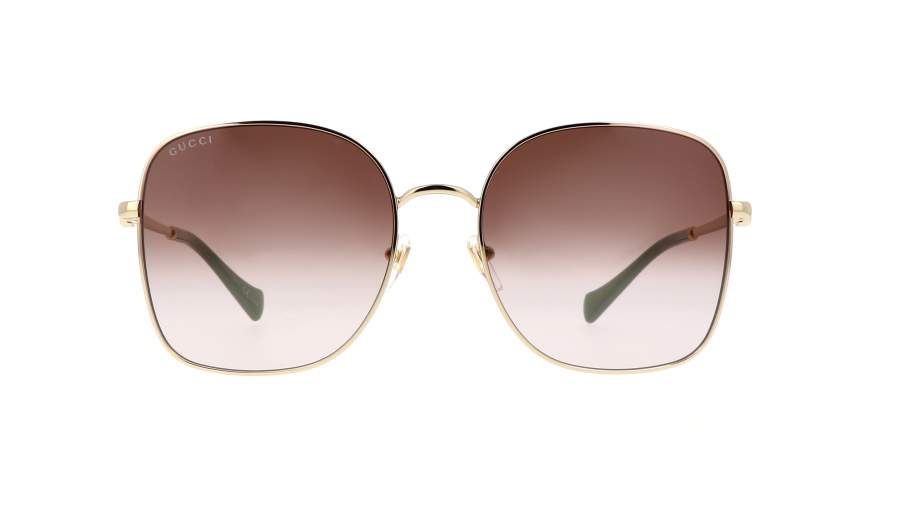 Sunglasses Gucci GG1143S 002 59-19 Gold Large Gradient in stock