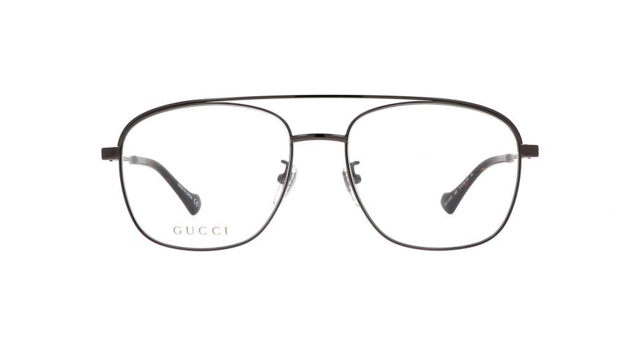 Eyeglasses Gucci Ruthenium Grey GG1103O 002 57-18 Large in stock