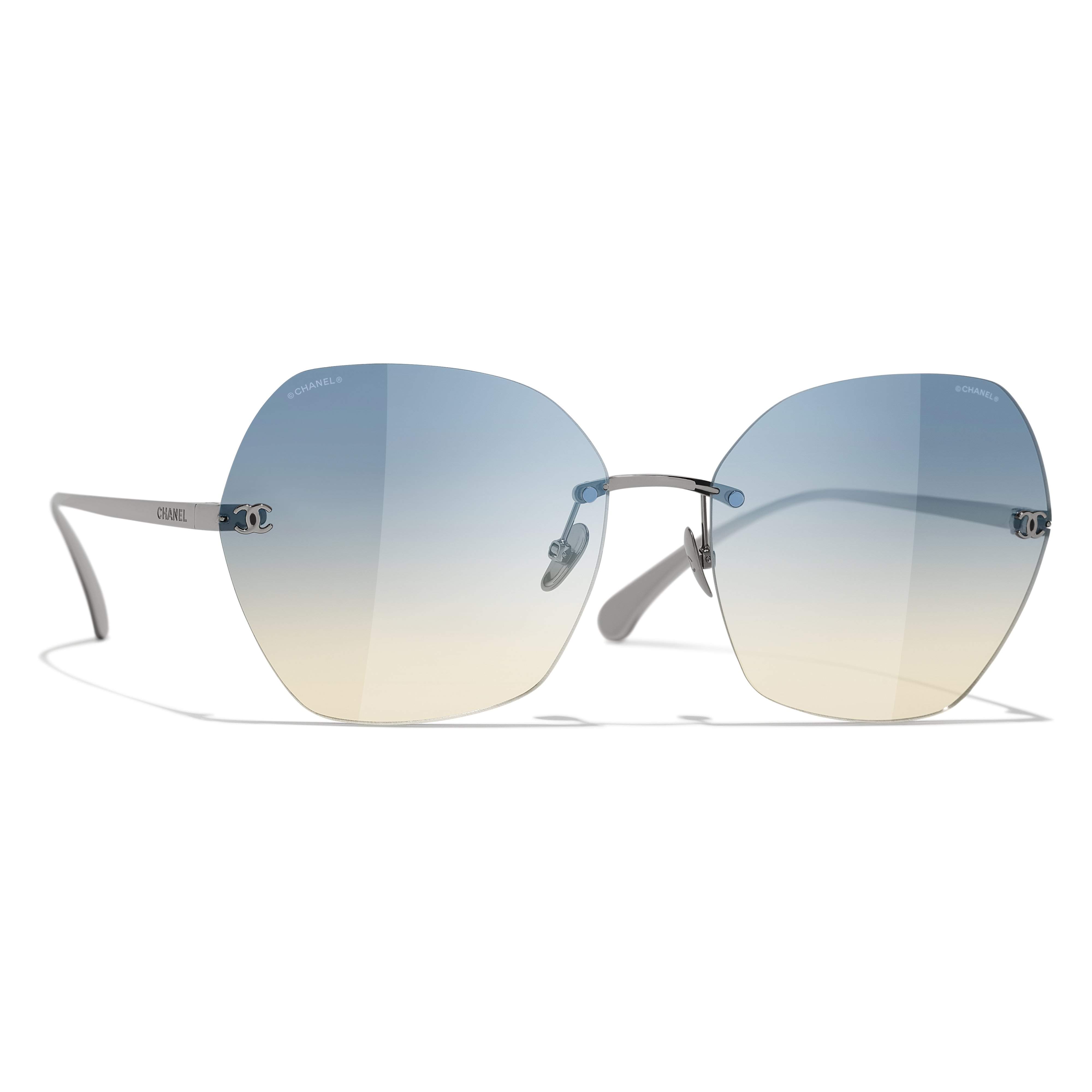 Sunglasses CHANEL CH4271T C108/79 61-17 Silver Gradient in stock
