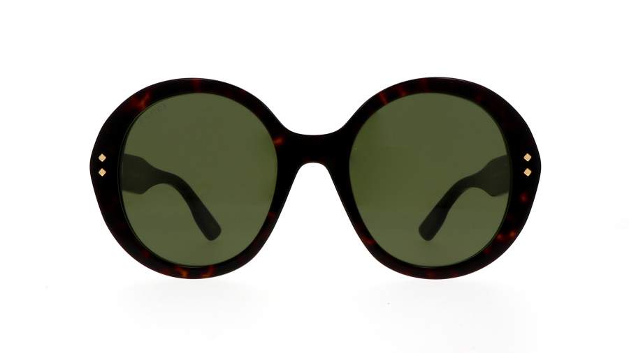Sonnenbrille Gucci GG1081S 003 54-22 Havana Tortoise Breit auf Lager