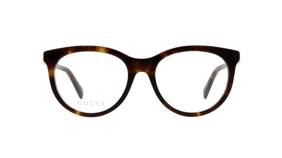 Eyeglasses Gucci GG1074O 005 53-18 Havana Tortoise Medium in stock