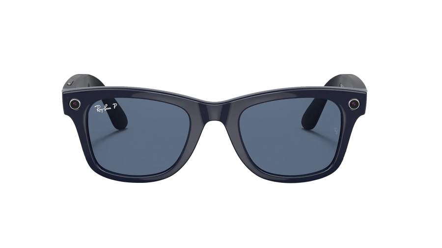 Sunglasses Ray-Ban Wayfarer Stories Blue RW4002 655/82V 50-22 Medium Polarized in stock