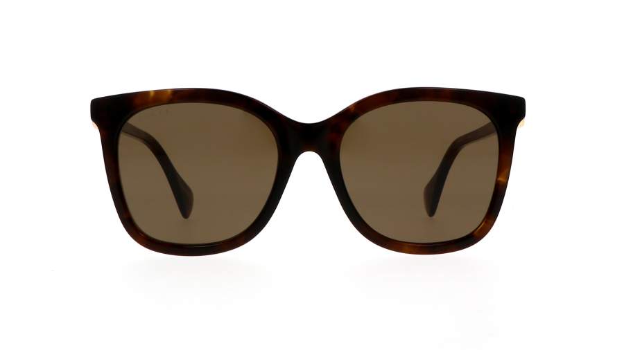 Sunglasses Gucci GG1071S 002 55-19 Havana Tortoise Large in stock