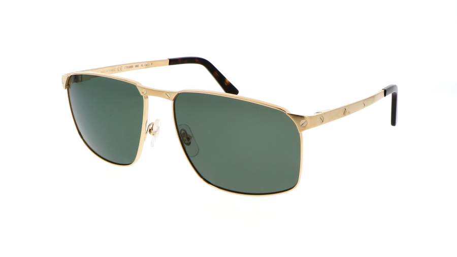 Sunglasses Cartier CT0322S 002 60 16 Gold Large Polarized