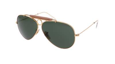 Occhiali da sole Ray-Ban Shooter Arista RB3138 W3401 58-09 Oro in stock