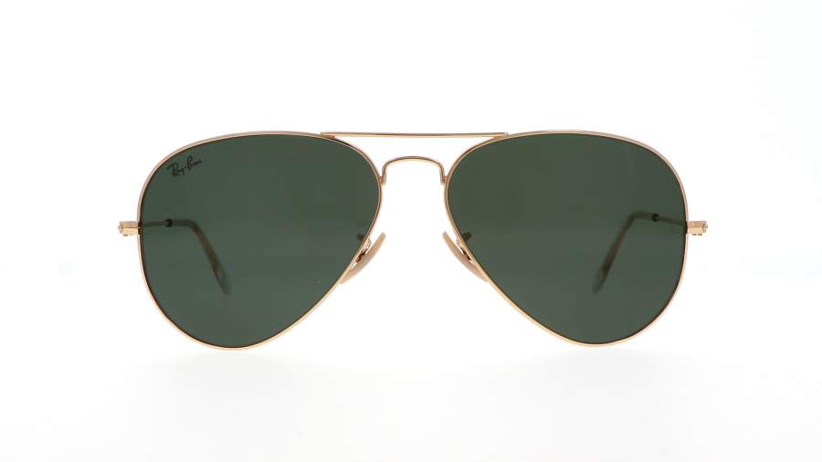 Sonnenbrille Ray-Ban Aviator Large Metal Gold G15 RB3025 W3400 58-14 Mittel auf Lager