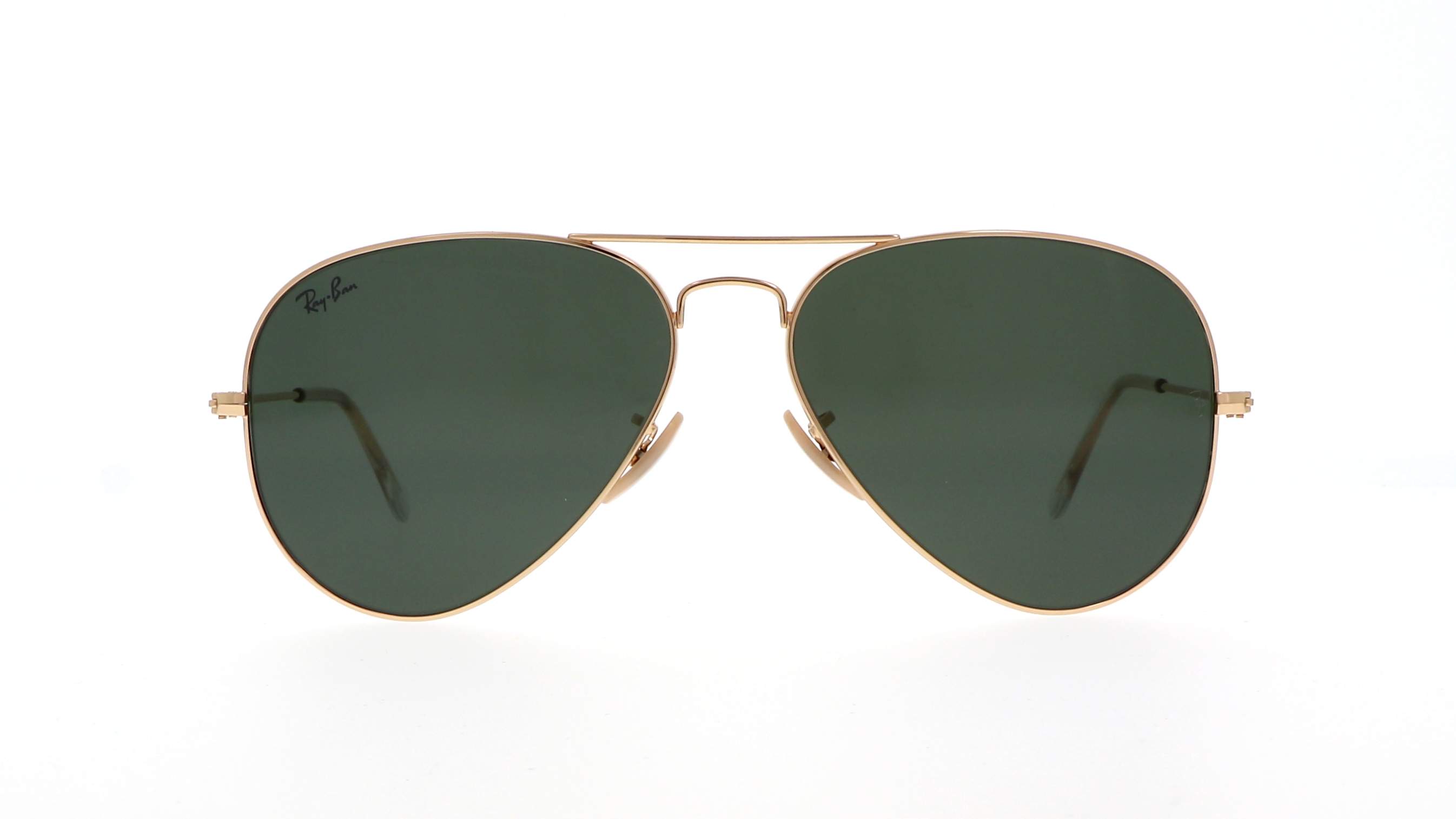 Sunglasses Ray-Ban Aviator Metal Gold G15 RB3025 W3400 58-14 in stock ...