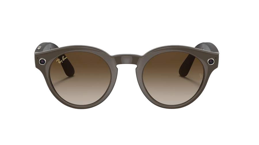 Sunglasses Ray-Ban Round Stories Brown RW4003 656013 48-23 Medium Gradient in stock