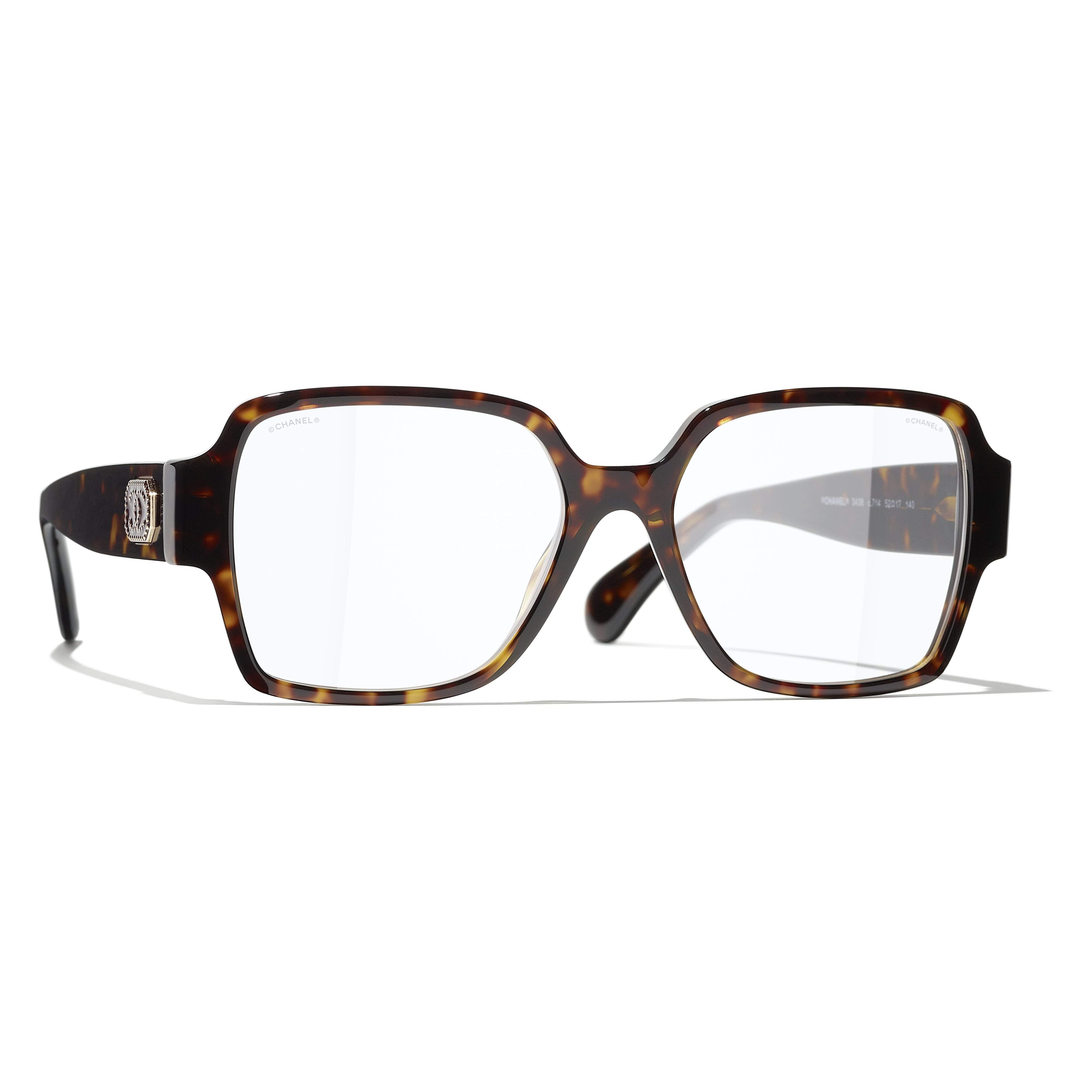 Eyeglasses CHANEL CH3438 C714 54-17 Dark Tortoise in stock, Price 208,33 €