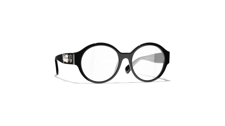 Eyeglasses CHANEL CH3437 C622 52-18 Black Medium in stock
