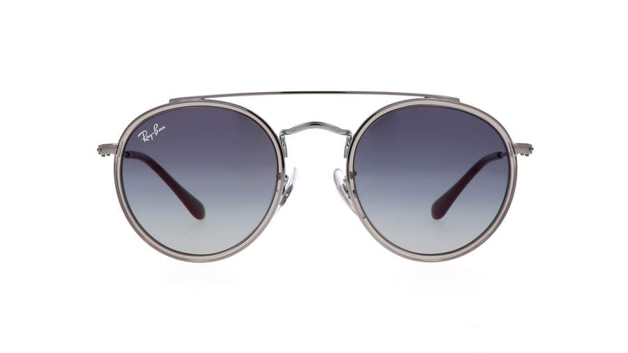 Sunglasses Ray-ban Round Double bridge RJ9647S 289/4L 46-21 Transparent grey in stock